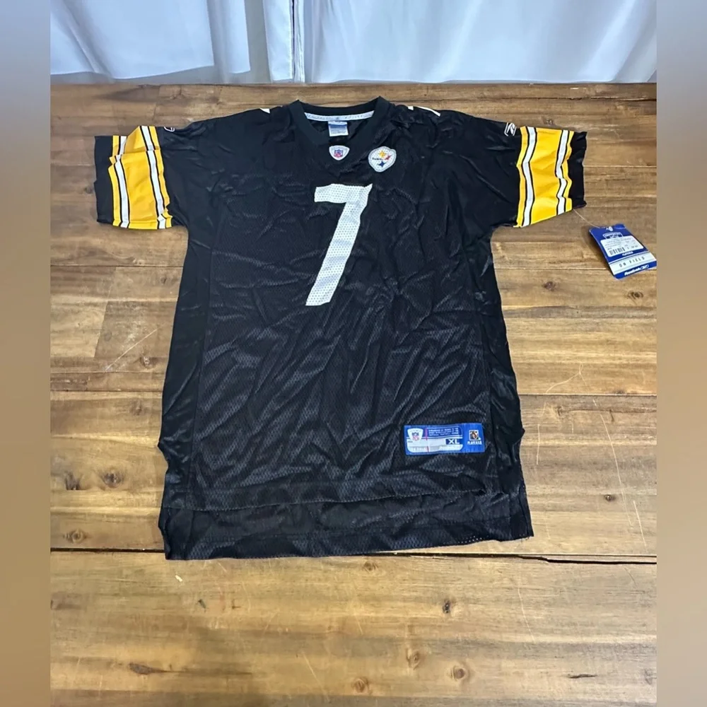 NWT Authentic Reebok Ben Roethlisberger Steelers Jersey Youth XL | SKU 0357
